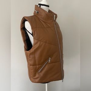 Walter Baker leather vest size M